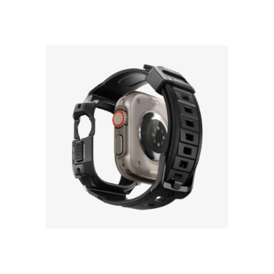 Spigen Apple Watch 49mm (Ultra 2/1) Kılıf & Kordon Kayış Rugged Armor Pro Outlet