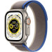 Apple Watch Ultra GPS + Cellular 49mm Titanyum Kasa ve Mavi-Gri-Trail Akıllı Saat Teşhir  