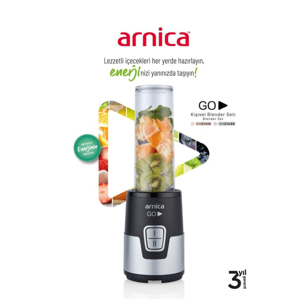 Arnica Go GH21420 300 W Inox Smoothie Blender Teşhir