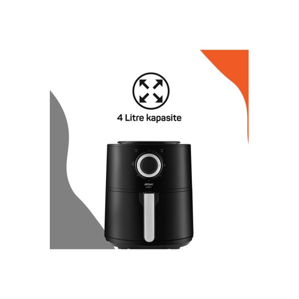 Arzum AR2062-G Airtasty Air Fryer 4 lt Yağsız Gümüş Fritöz Teşhir