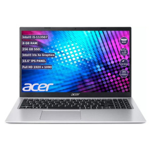 Acer Aspire 3 A315-58 NX.ADDEY.004 i5-1135G7 8 GB 256 GB SSD Iris Xe Graphics 15.6" Full HD Notebook