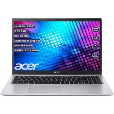 Acer Aspire 3 A315-58-546X NX.ADDEY.004 i5-1135G7 8 GB 256 GB SSD Iris Xe Graphics 15.6" Full HD Notebook Outlet