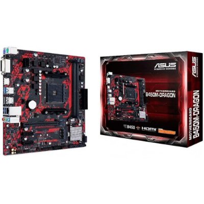 Asus B450M Dragon AM4 DDR4 Micro ATX Anakart