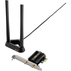 ASUS PCE-AXE59BT AXE5400 WiFi 6E PCI-E adaptörü (iki ha...