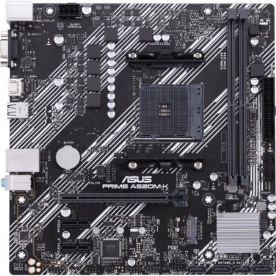Asus Prime A520M-K Amd A520(OC) DDR4 4400MHz(OC) Am4 mAtx Anakart