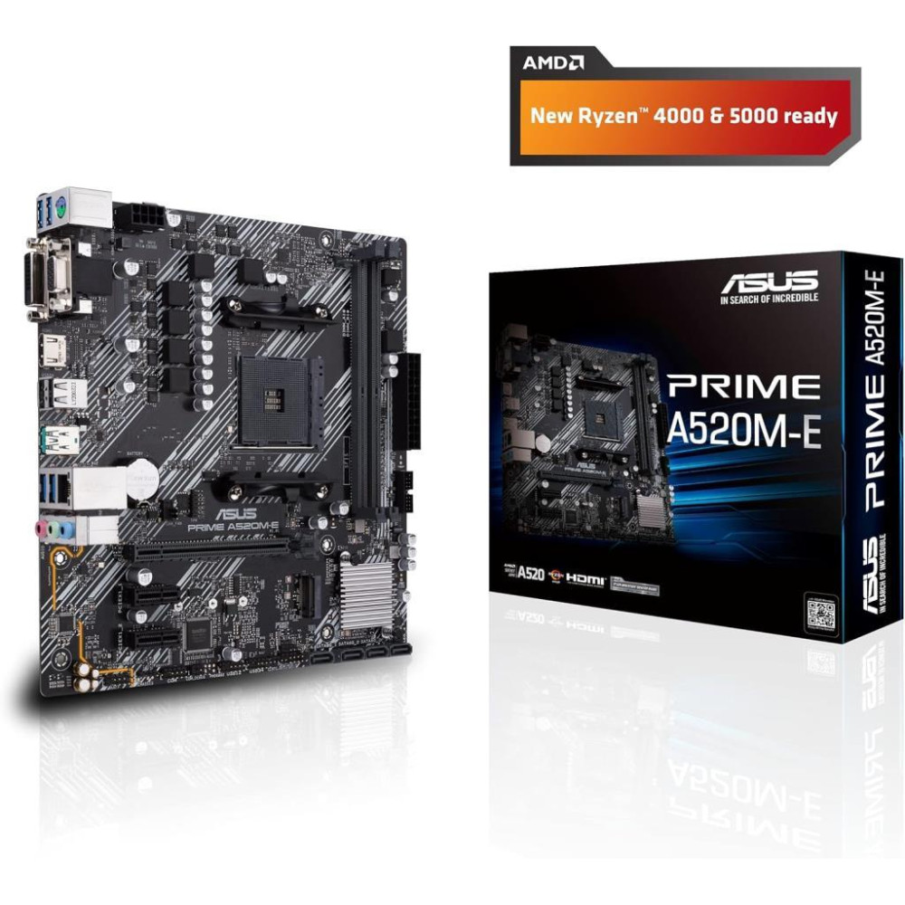 Asus Prime A520M-E AMD AM4 DDR4 Micro ATX Anakart Outlet