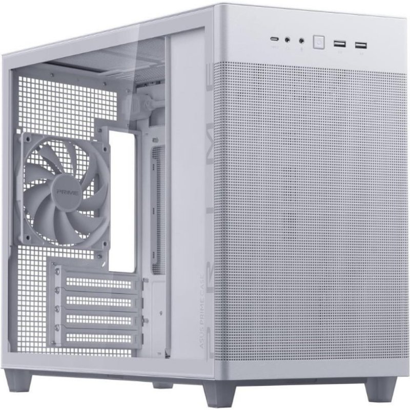 Asus Prime AP201 1 Fanlı Beyaz mATX Bilgisayar Kasası Outlet