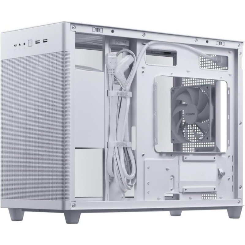 Asus Prime AP201 1 Fanlı Beyaz mATX Bilgisayar Kasası Outlet