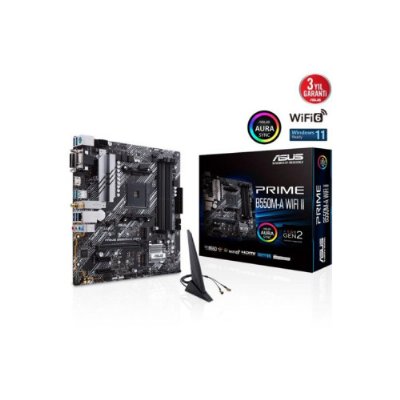 Asus Prime B550M-A Wi-Fi II AMD AM4 DDR4 Micro ATX Anakart Outlet