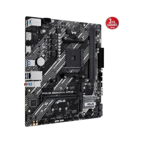 Asus Prime B550M-K ARGB AMD AM4 DDR4 Micro ATX Anakart Outlet