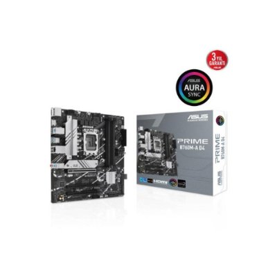 Asus Prime B760M-A D4 Intel LGA1700 DDR4 Micro ATX Anakart Outlet