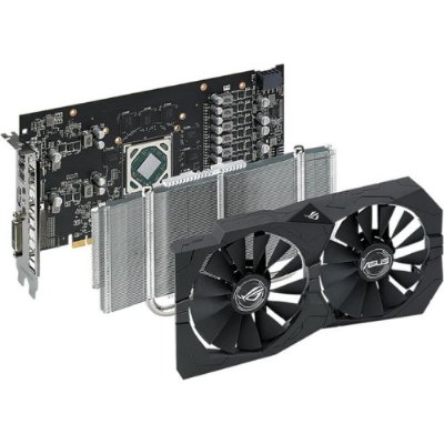 Asus RX 560 Rog Strix ROG-STRIX-RX560-4G-V2-GAMING 128 Bit GDDR5 4 GB Ekran Kartı - outlet