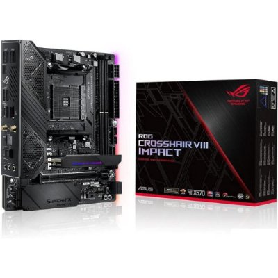 Asus Rog Crosshair VIII Impact AMD AM4 DDR4 Mini ITX Anakart Outlet
