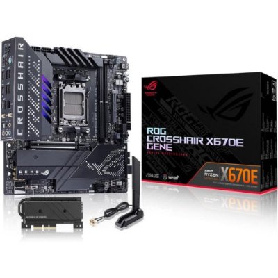 Asus Rog Crosshair X670E Gene AMD AM5 DDR5 Micro ATX Anakart Teşhir