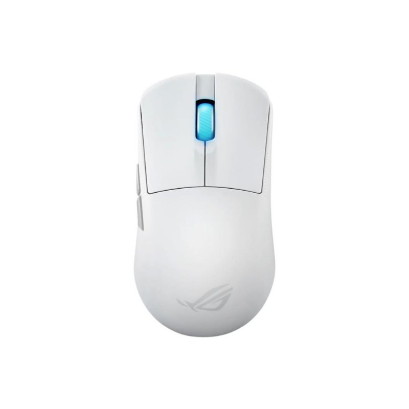 Resim Asus ROG Harpe Ace Mini Beyaz Şarjlı Optik Kablolu/Kablosuz Oyuncu Mouse 
