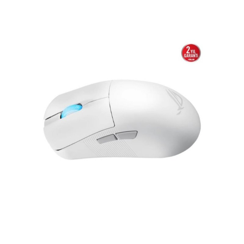 Asus ROG Harpe Ace Mini Beyaz Şarjlı Optik Kablolu/Kablosuz Oyuncu Mouse 