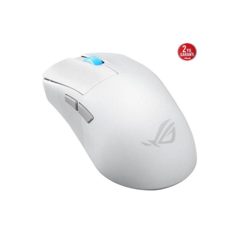 Asus ROG Harpe Ace Mini Beyaz Şarjlı Optik Kablolu/Kablosuz Oyuncu Mouse 