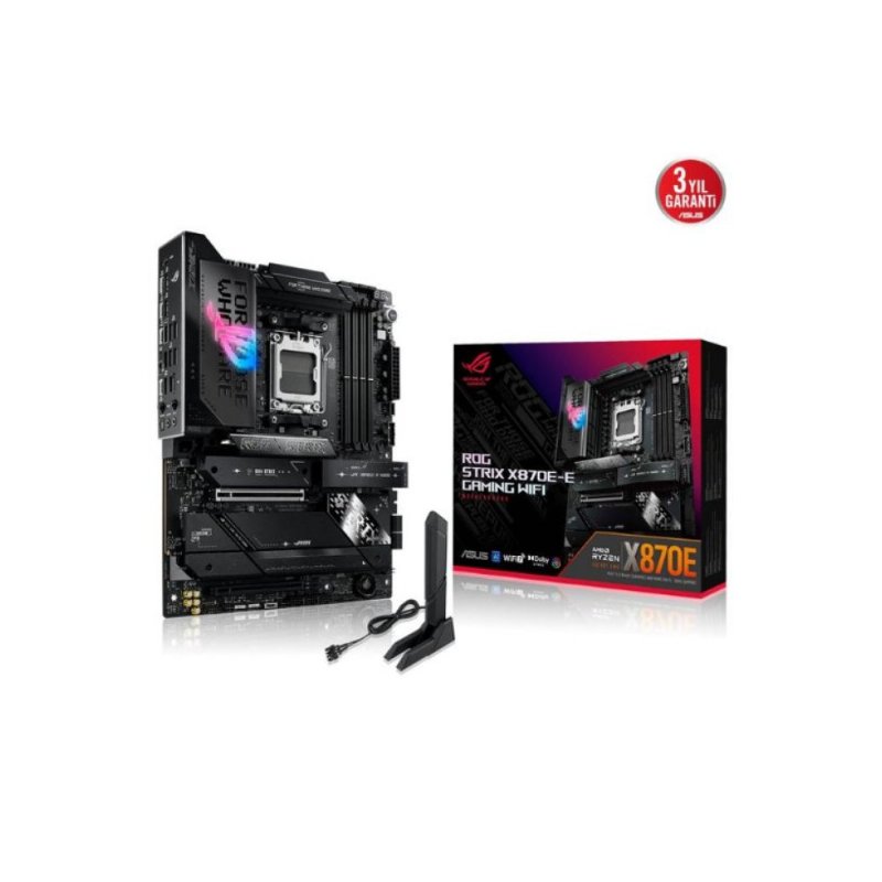 Asus Rog Strix X870E-E Gaming Wi-Fi AMD AM5 DDR5 ATX Anakart Outlet