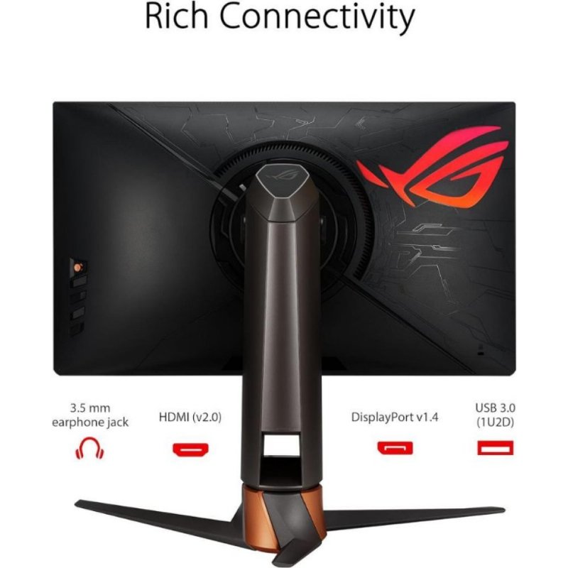 Asus Rog Swift PG259QNR 24.5" 1 ms Full HD Pivot IPS 360 Hz Oyuncu Monitörü - Teşhir