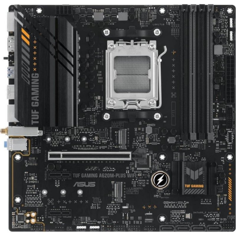 Asus Tuf Gaming A620M-Plus Wi-Fi AMD AM5 DDR5 Micro ATX Anakart Outlet