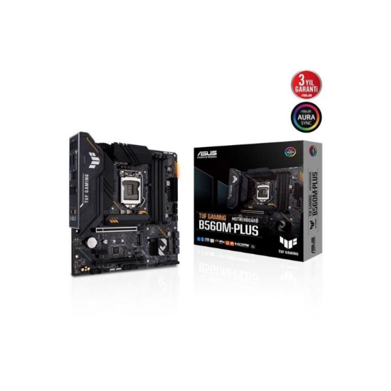 Asus Tuf Gaming B560M-PLUS Intel LGA1200 DDR4 Micro ATX Anakart Outlet