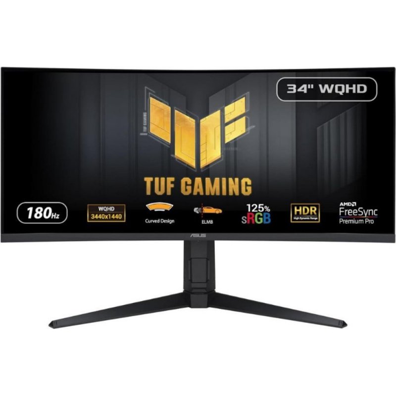 Asus TUF Gaming VG34VQL3A 34" 1 ms UWQHD Curved 180 Hz Oyuncu Monitörü Outlet