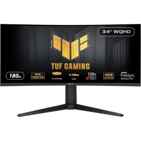 Asus TUF Gaming VG34VQL3A 34" 1 ms UWQHD Curved 180 Hz Oyuncu Monitörü Outlet