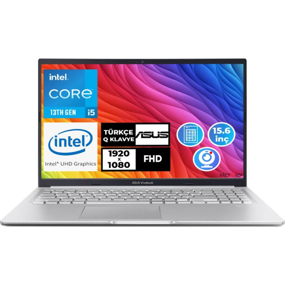 Asus Vivobook 15 X1502VA-NJ869 i5-13420H 8 GB 512 GB SSD UHD Graphics 15.6" Full HD Notebook