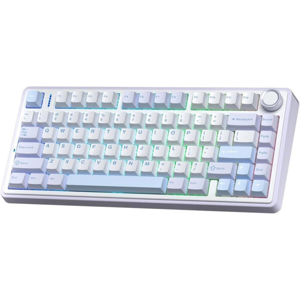 Aula F75 Mavi RGB %75 TKL Gray Switch Kablolu/Kablosuz Mekanik Oyuncu Klavyesi Outlet