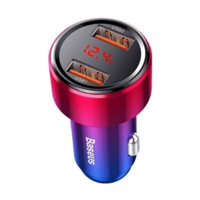 Baseus 45w Hızlı Şarj 4.0,3.0 Dual Usb Çıkışlı Araç Şarj Başlık Outlet