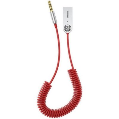 Baseus BA01 USB Wireless Bluetooth Araç Kit Kırmızı Outlet