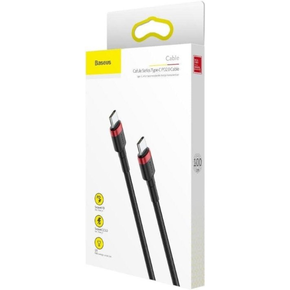 Baseus Cafule, 20 W 3.0 A USB-C & USB-C Hızlı Şarj &