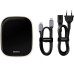 Baseus, Çok Fonksiyonlu Bilgisayar/Telefon Hub Adaptörü, Siyah, Giriş: USB Type C,Seyahat Boy Teşhir