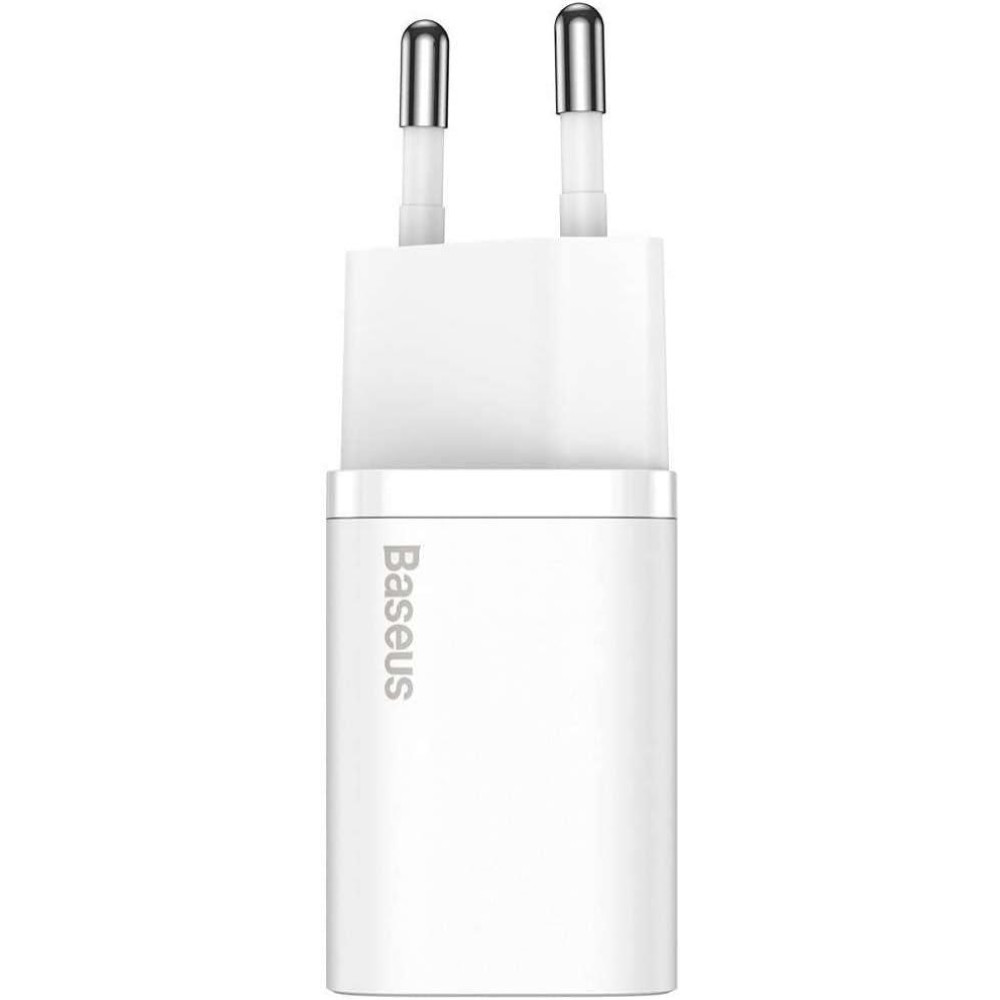 Baseus Super Si QC 20 W Type-C Beyaz Hızlı Şarj Adaptörü Teşhir