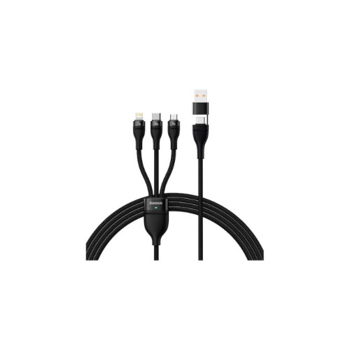 Baseus Flash II 100 W 1.2 m 3in1 Hızlı Şarj Kablosu Outlet
