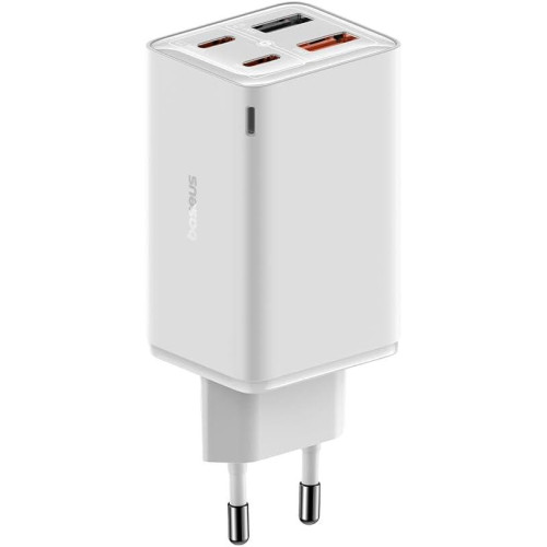 Baseus GaN6 Pro 65 W Beyaz Type-C Kablolu Hızlı Şarj Aleti Outlet