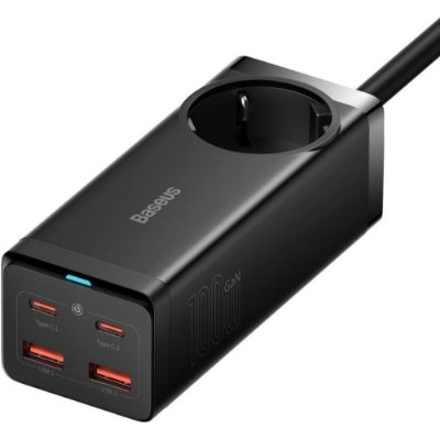 Baseus Gan3 30 W Type-C Siyah Hızlı Şarj Adaptörü Teşhir
