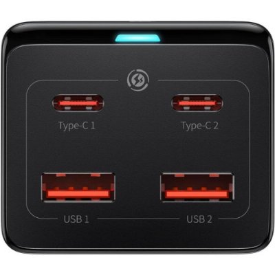 Baseus Gan3 30 W Type-C Siyah Hızlı Şarj Adaptörü Teşhir