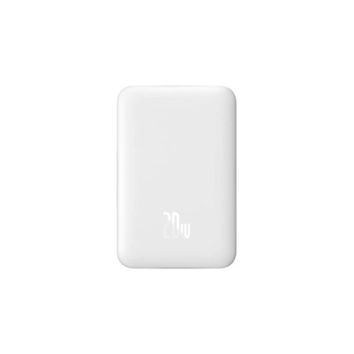 Baseus MgSafe Mini Overseas Edition Beyaz 10000 mAh Hızlı Şarj Kablosuz Powerbank-OUTLET