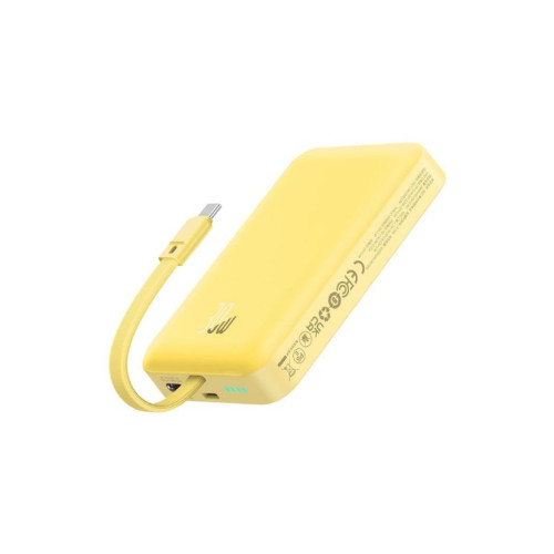 Baseus MgSafe Mini 30 W Sarı 10000 mAh Hızlı Şarj Kablosuz Powerbank Teşhir