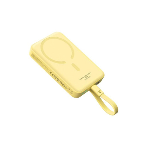 Baseus MgSafe Mini 30 W Sarı 10000 mAh Hızlı Şarj Kablosuz Powerbank Teşhir