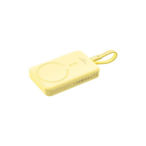 Baseus MgSafe Mini 30 W Sarı 10000 mAh Hızlı Şarj Kablosuz Powerbank Teşhir