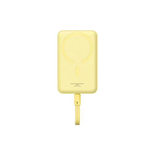 Baseus MgSafe Mini 30 W Sarı 10000 mAh Hızlı Şarj Kablosuz Powerbank Teşhir