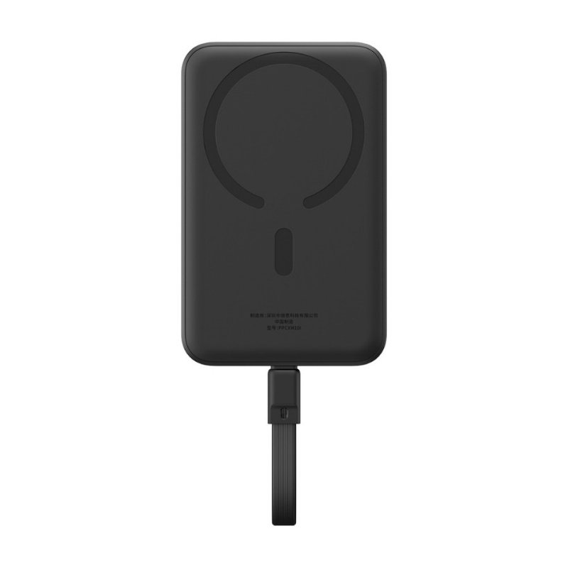 Baseus Magsafe Mini Type-C Kablolu Wireless Powerbank 10.000 mAh 30W-Siyah