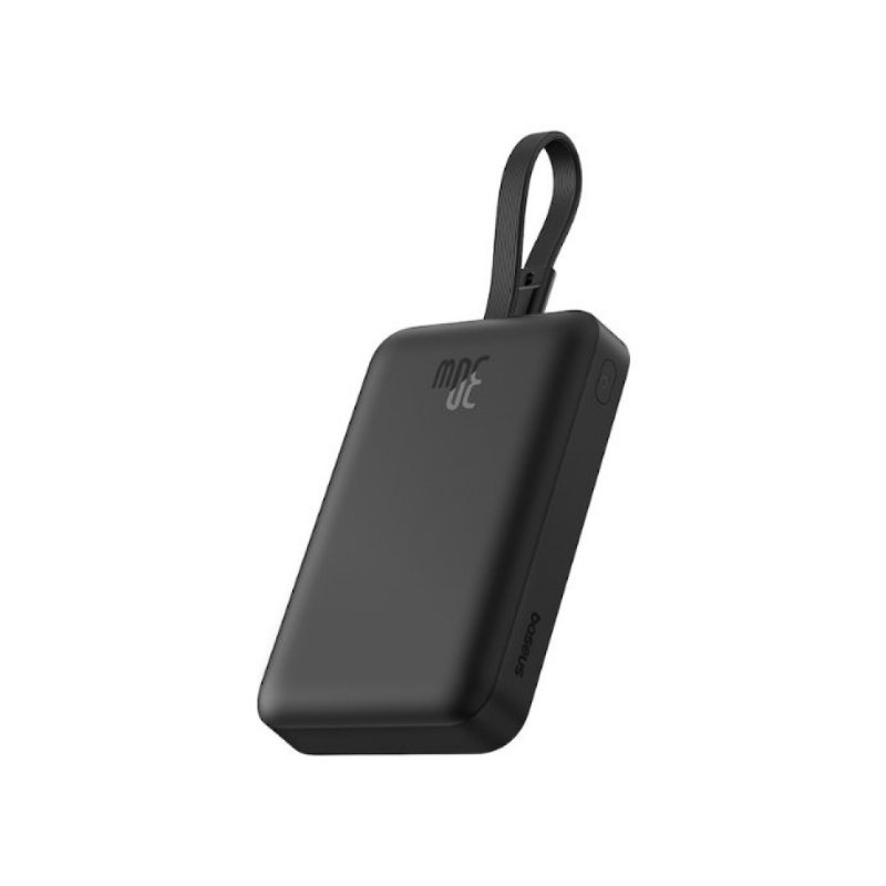 Baseus Magsafe Mini Type-C Kablolu Wireless Powerbank 10.000 mAh 30W-Siyah