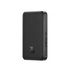 Baseus MgSafe Mini Siyah 5000 mAh Kablosuz Powerbank Te...