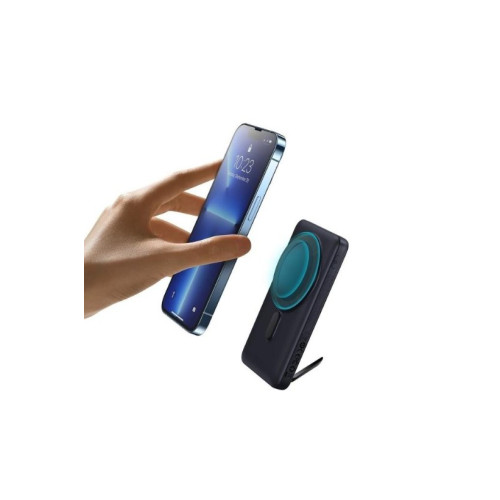 Baseus Blg Overseas 20w 10.000 Mah Stant Özellikli Kablosuz Şarjlı Powerbank Mavi KycShp 471408 Teşhir