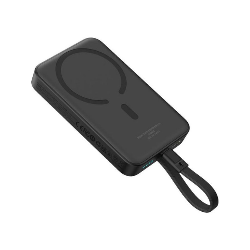 Baseus MgSafe Mini 30 W Siyah 10000 mAh Hızlı Şarj Kablosuz Powerbank Teşhir