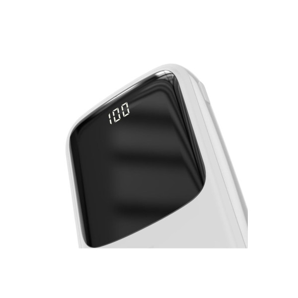 Baseus Qpow Lightning Kablolu Beyaz 10000 mAh Powerbank Teşhir