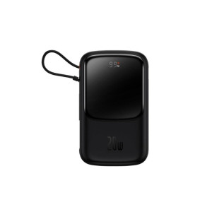Baseus Qpow Pro 20 W Siyah 10000 mAh Hızlı Şarj Powerbank Teşhir